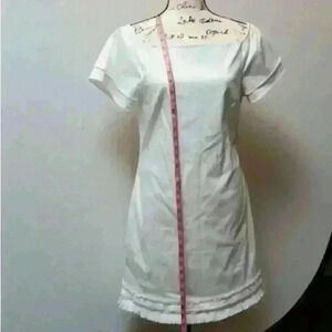 NWT Britt Ryan Snow White off the shoulder fringe hem dress size small